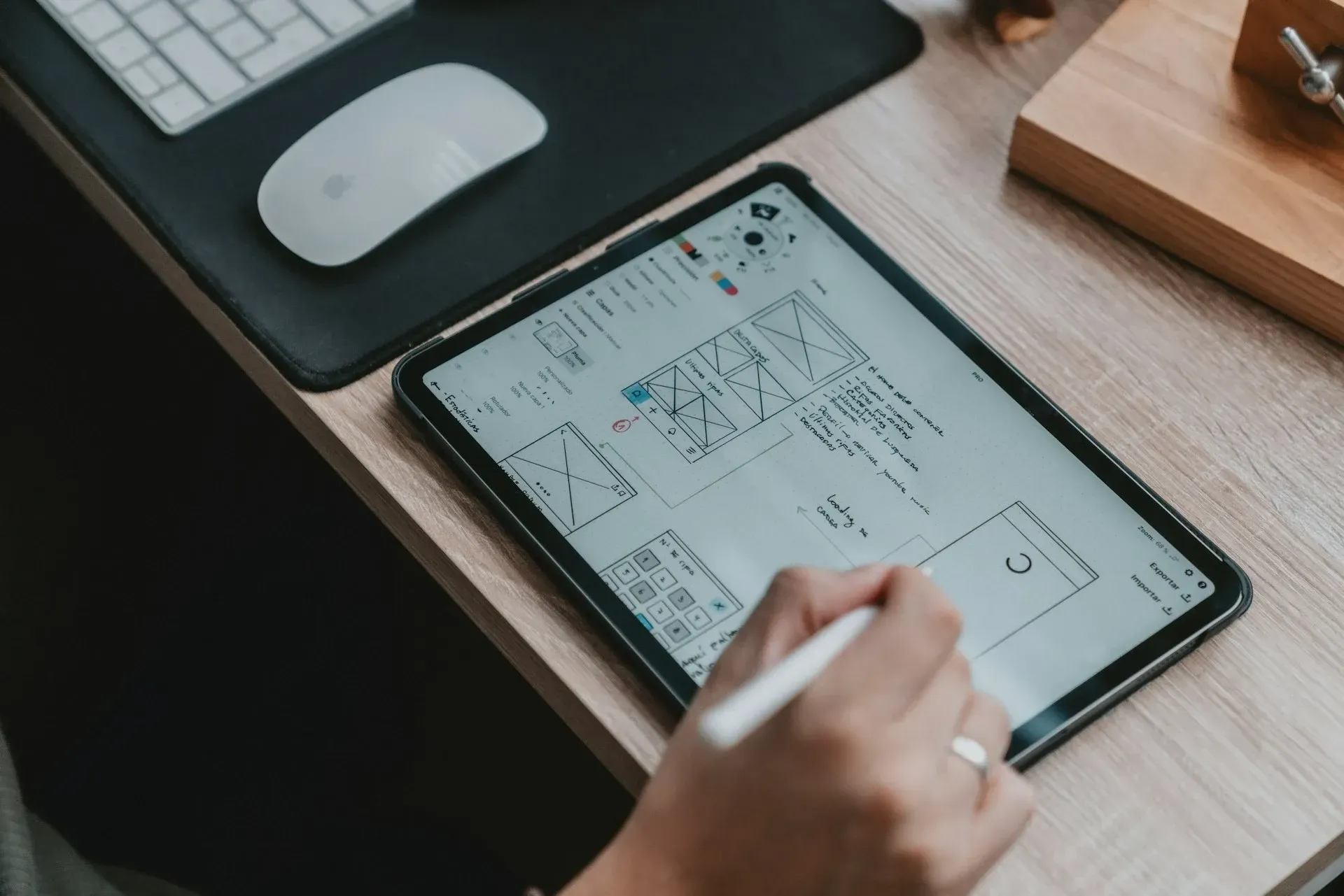 Projektowanie strony na tablecie